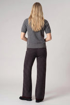 Girocollo Mezza Manica in Puro Cashmere Derby