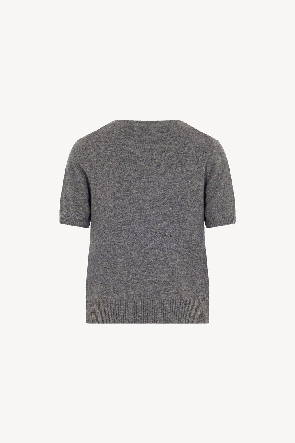 Girocollo Mezza Manica in Puro Cashmere Derby