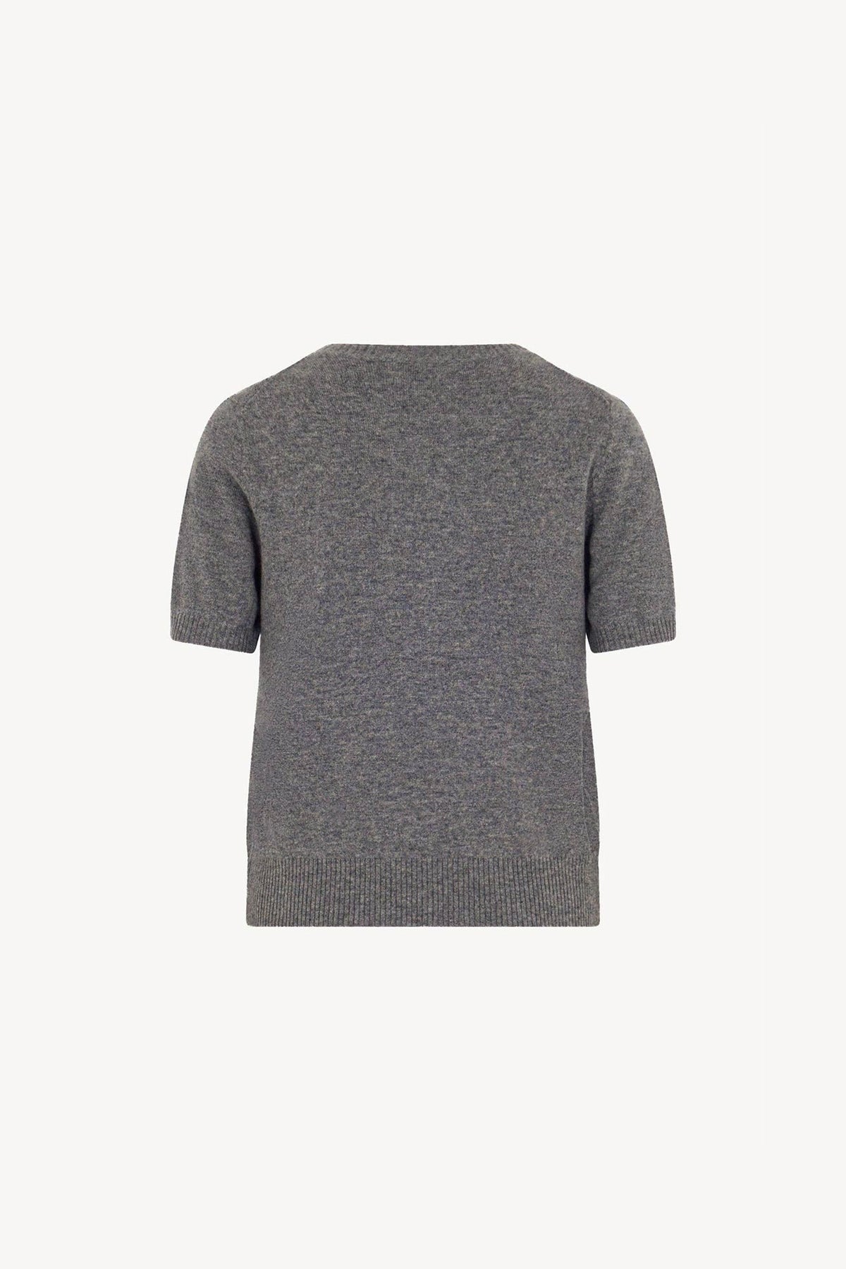 Girocollo Mezza Manica in Puro Cashmere Derby