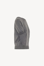 Girocollo Mezza Manica in Puro Cashmere Derby