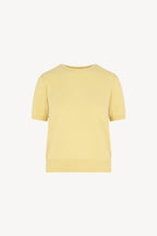 Girocollo Mezza Manica in Puro Cashmere Vanilla
