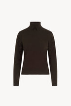Dolcevita con Spacchetto in Puro Cashmere Mocha