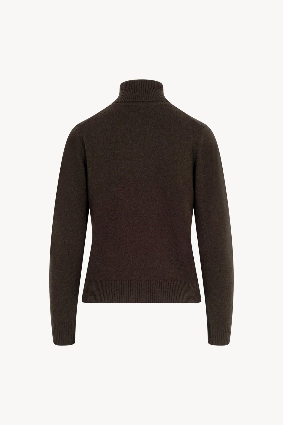 Dolcevita con Spacchetto in Puro Cashmere Mocha