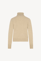 Dolcevita con Spacchetto in Puro Cashmere Avena