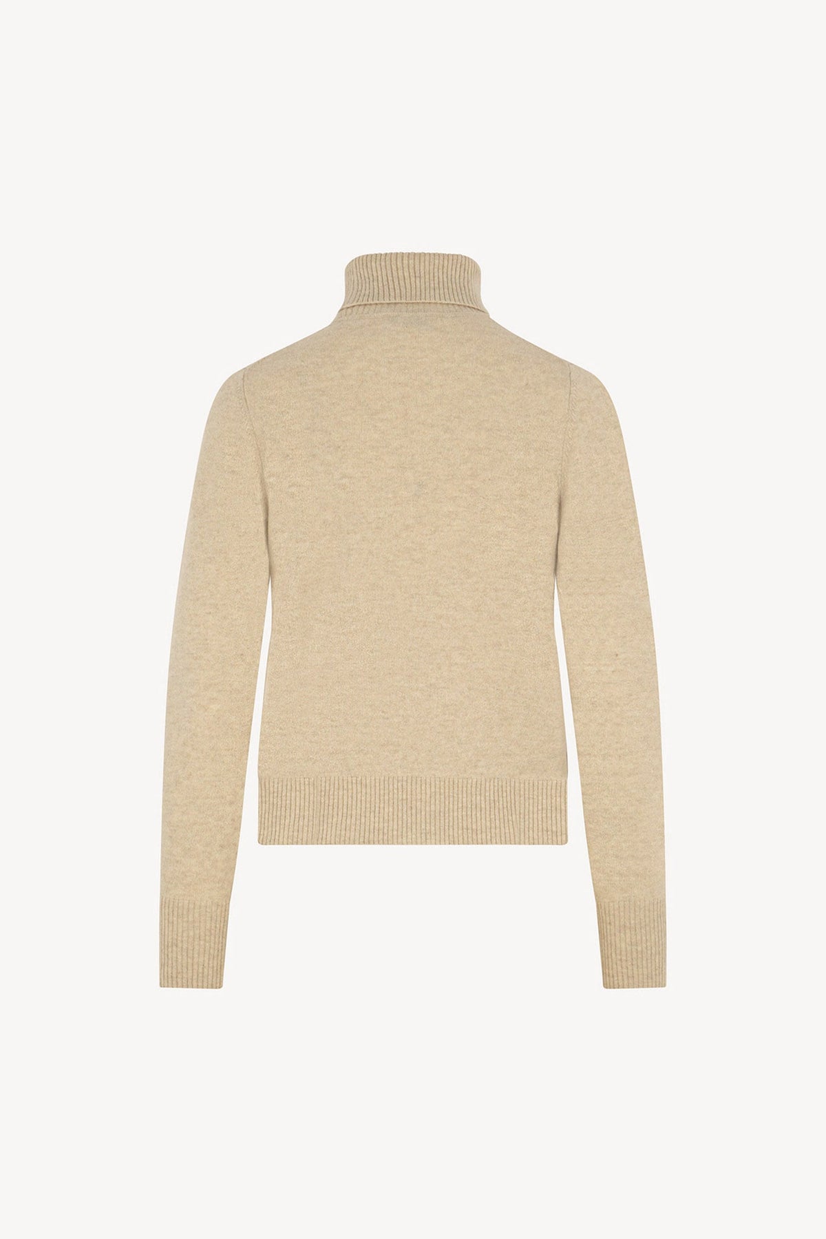 Dolcevita con Spacchetto in Puro Cashmere Avena