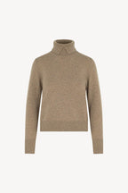 Dolcevita con Spacchetto in Puro Cashmere Dune