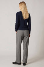 Dolcevita con Spacchetto in Puro Cashmere Notte