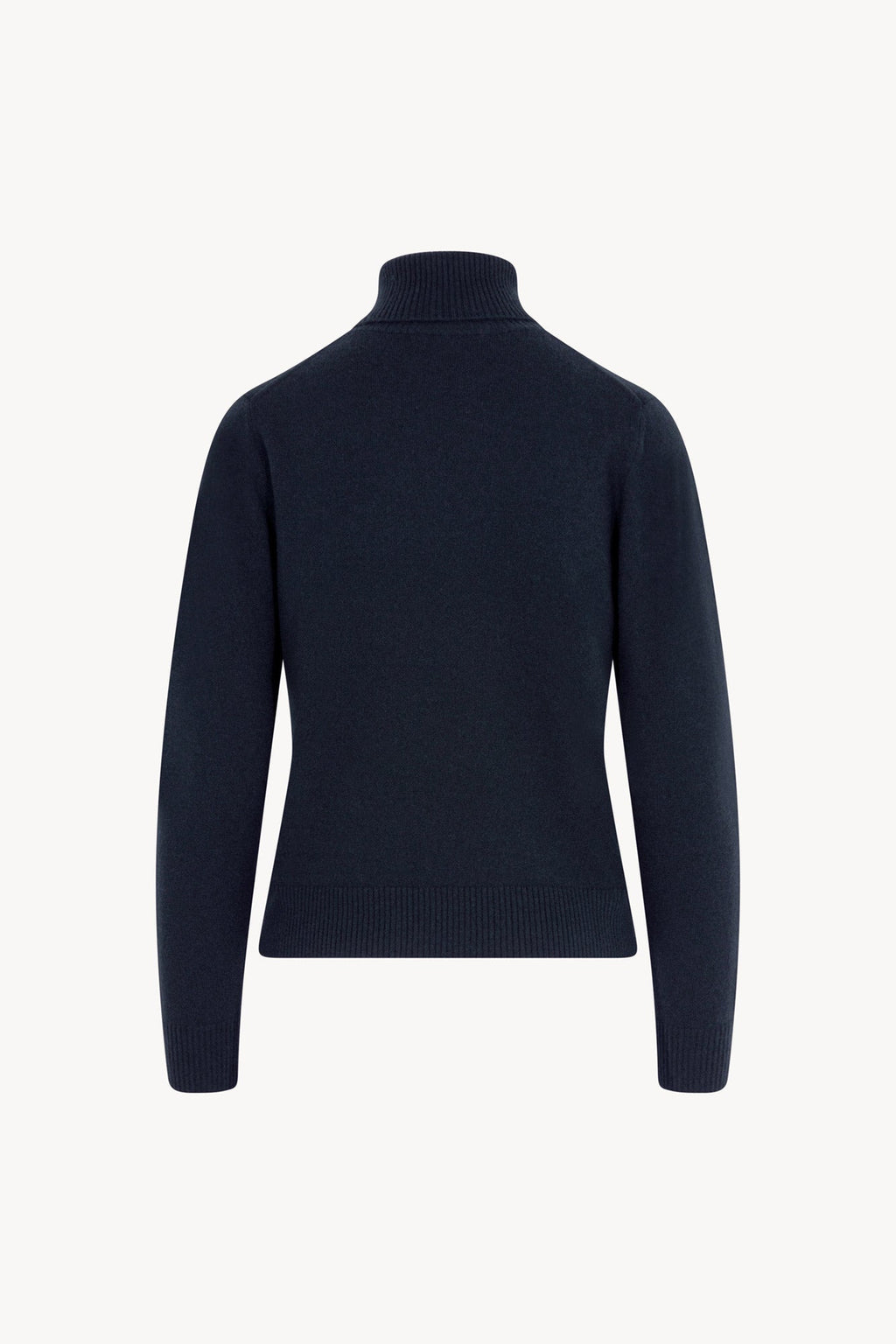 Dolcevita con Spacchetto in Puro Cashmere Notte