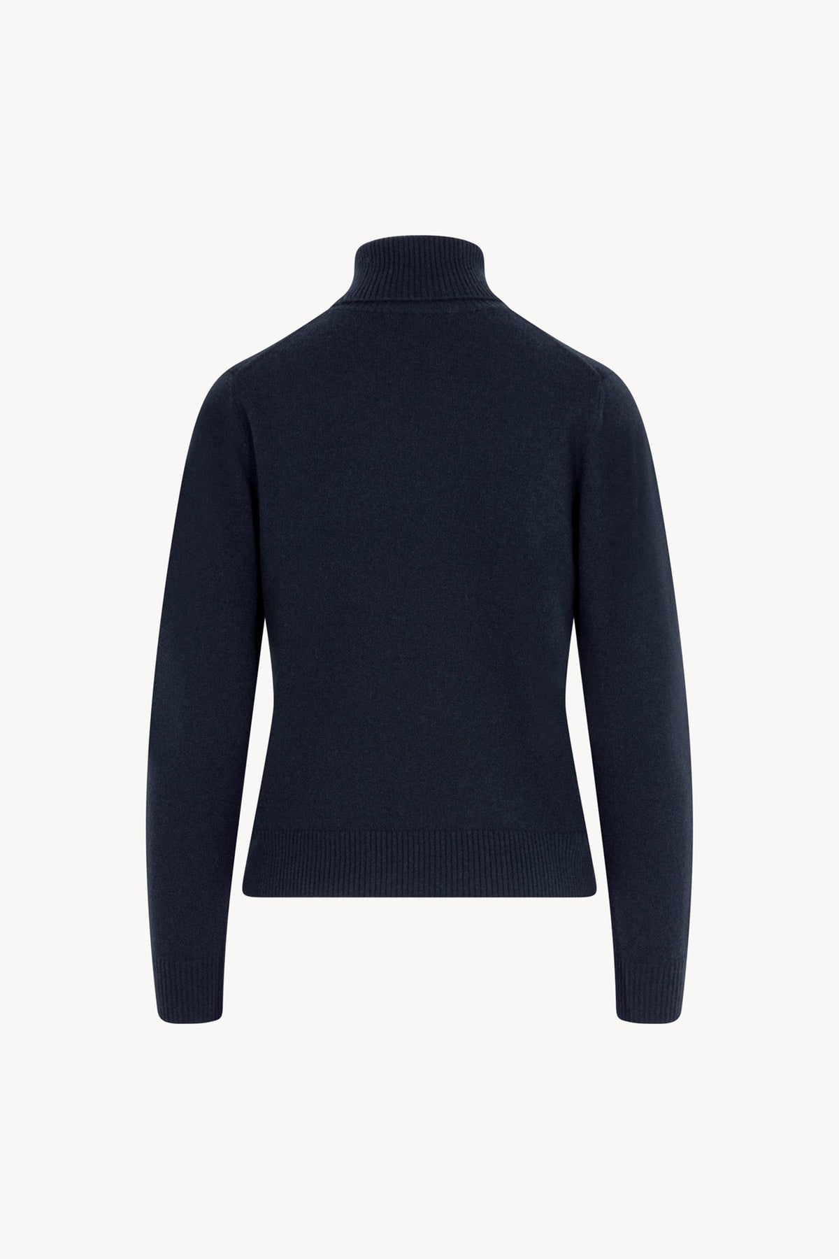 Dolcevita con Spacchetto in Puro Cashmere Notte