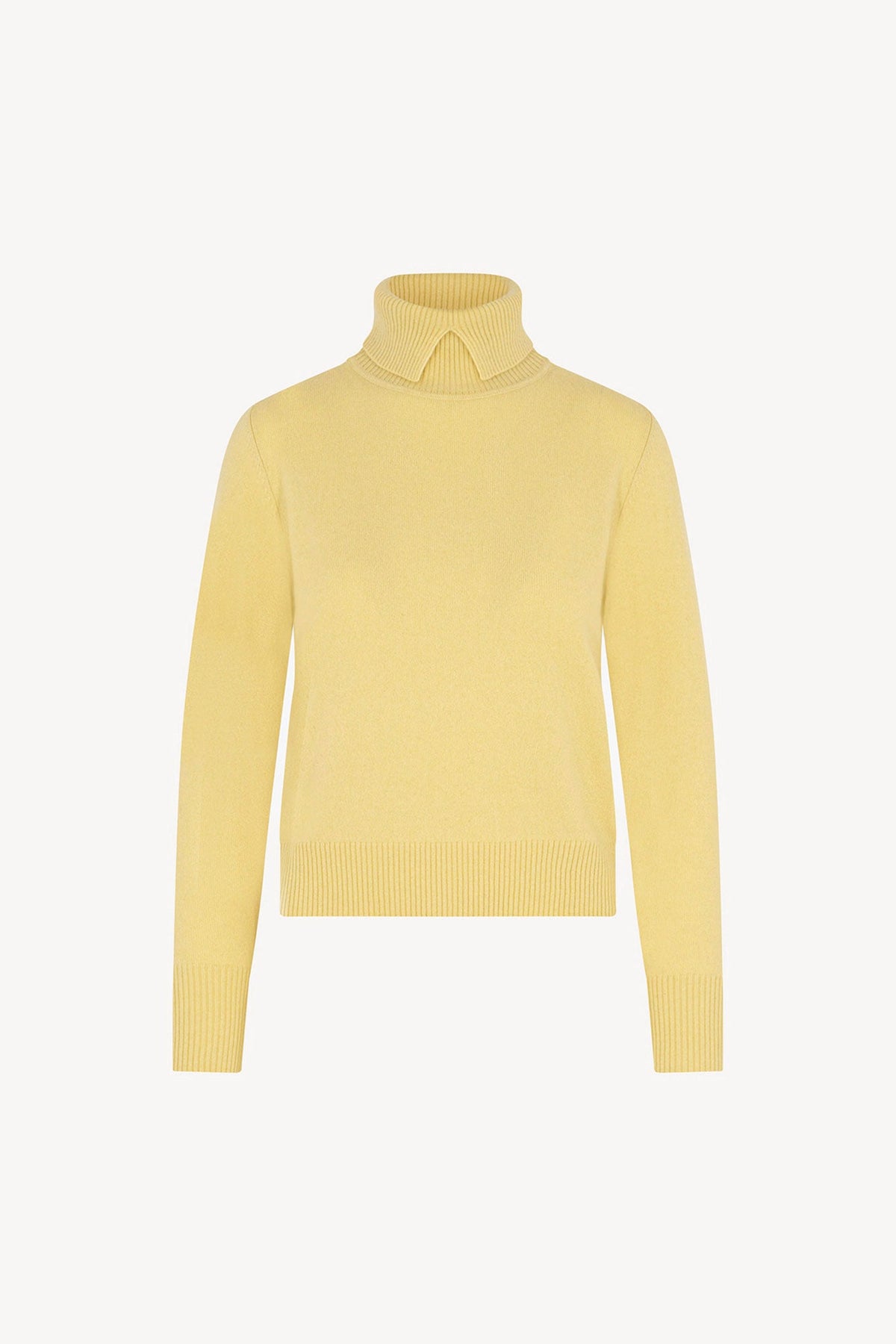 Dolcevita con Spacchetto in Puro Cashmere Vanilla