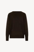 Pullover Scollo a V in Puro Cashmere Mocha