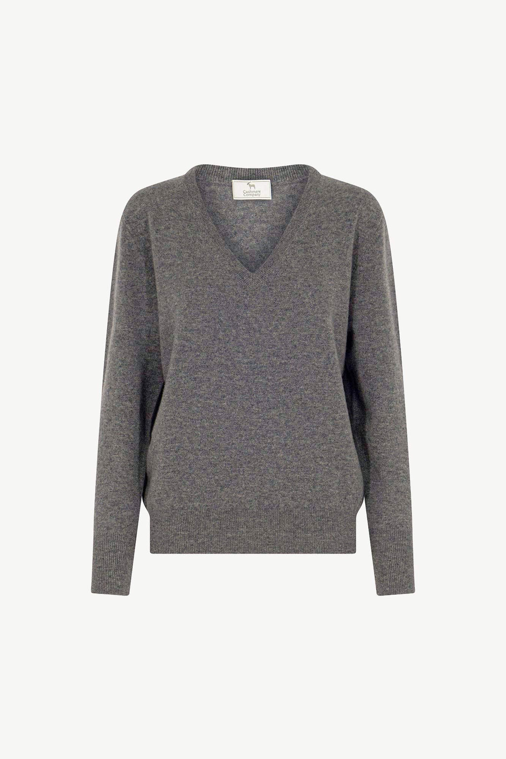 Pullover Scollo a V in Puro Cashmere Derby
