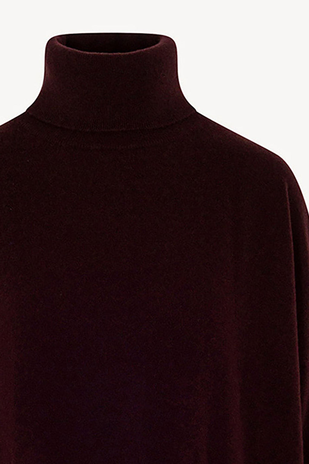Dolcevita Maxi con Tasca in Puro Cashmere Acero
