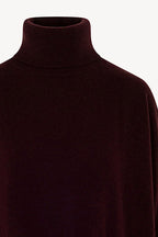 Dolcevita Maxi con Tasca in Puro Cashmere Acero