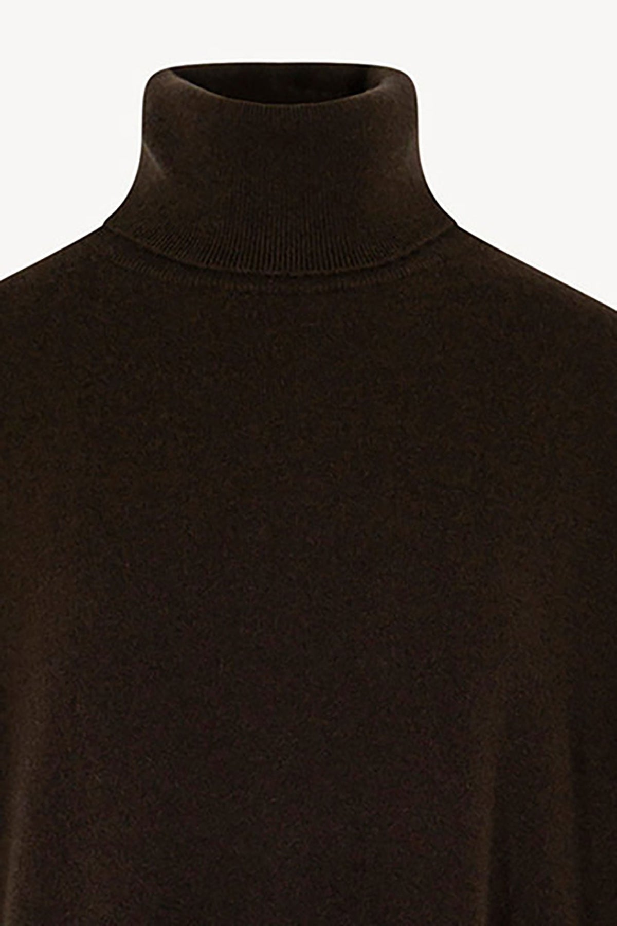 Dolcevita Maxi con Tasca in Puro Cashmere Mocha