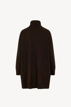 Dolcevita Maxi con Tasca in Puro Cashmere Mocha