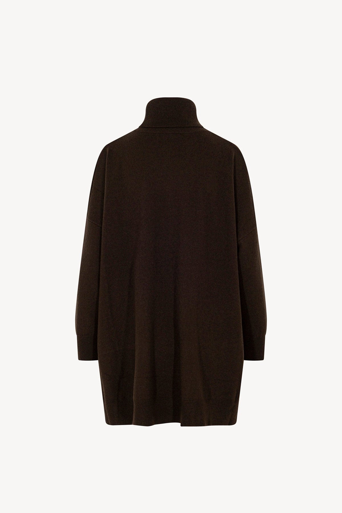 Dolcevita Maxi con Tasca in Puro Cashmere Mocha