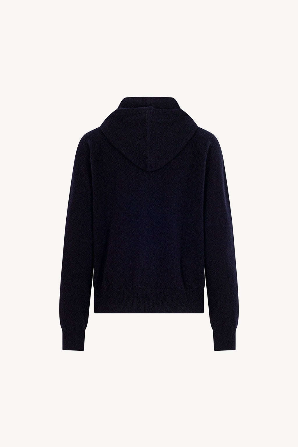 Felpa Donna con Cappuccio in Puro Cashmere Navy