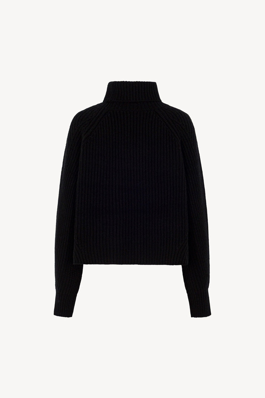 Dolcevita a Costa Inglese in Puro Cashmere Nero