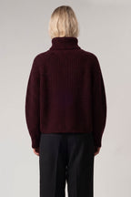 Dolcevita a Costa Inglese in Puro Cashmere Acero