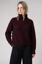 Dolcevita a Costa Inglese in Puro Cashmere Acero