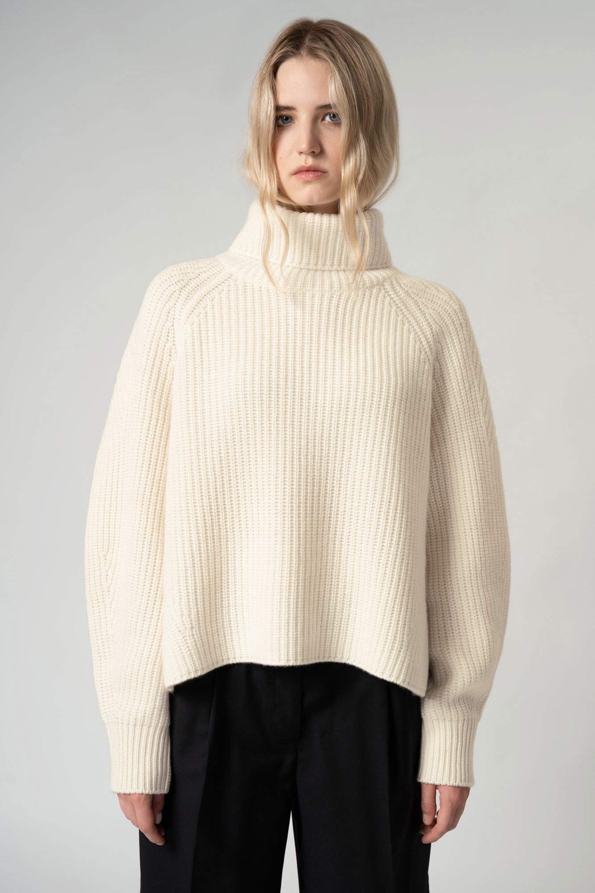 Dolcevita a Costa Inglese in Puro Cashmere Notte