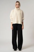 Dolcevita a Costa Inglese in Puro Cashmere Notte