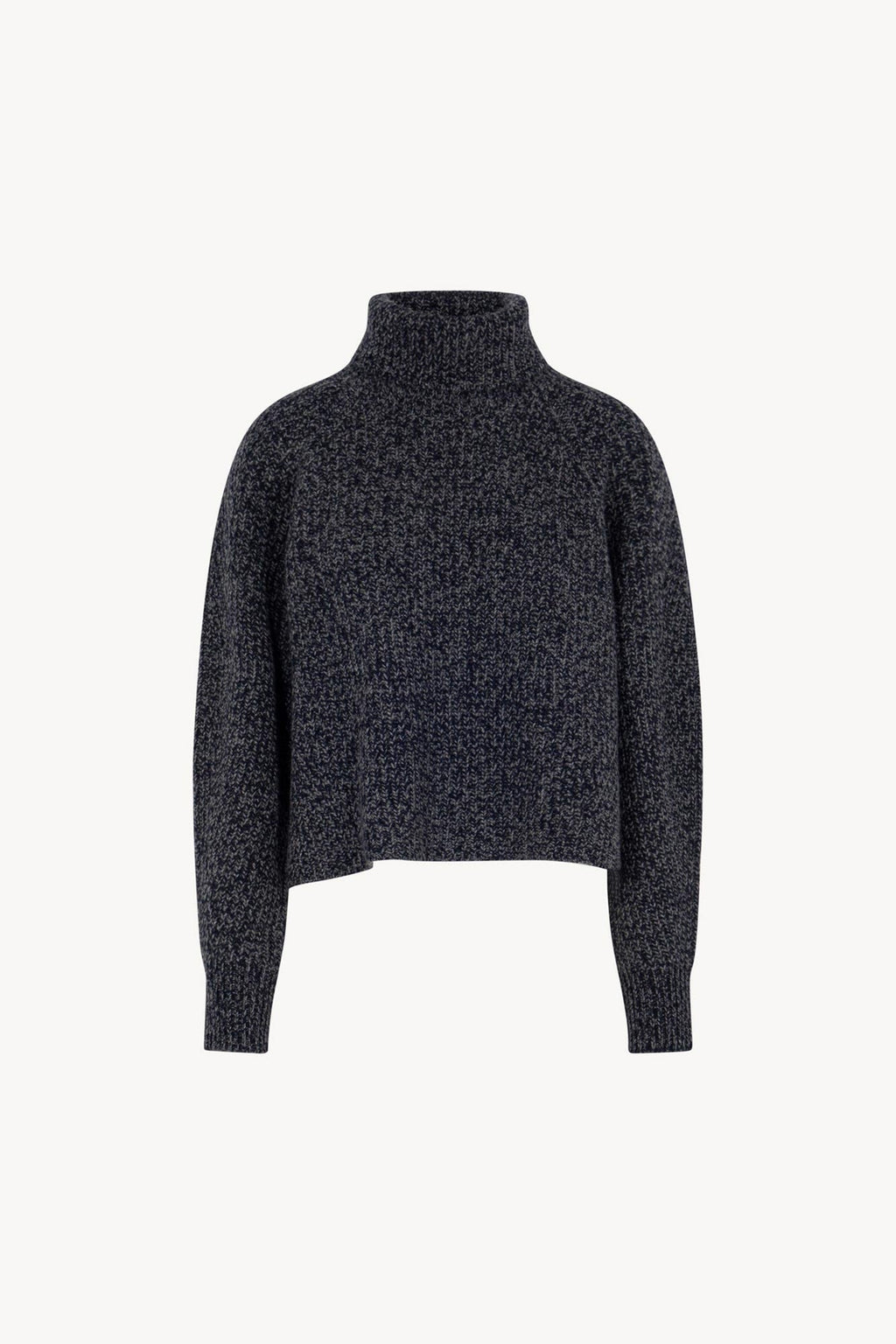 Dolcevita a Coste in Puro Cashmere Moulinè Notte