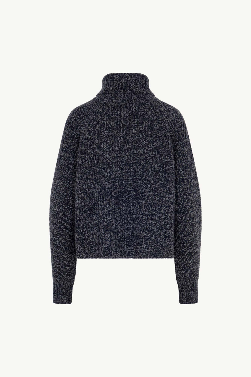 Dolcevita a Coste in Puro Cashmere Moulinè Notte