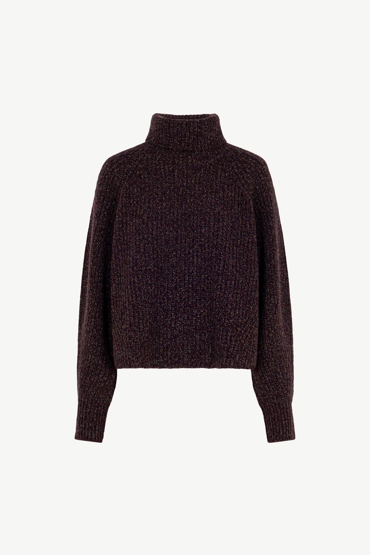 Dolcevita a Coste in Puro Cashmere Moulinè Acero