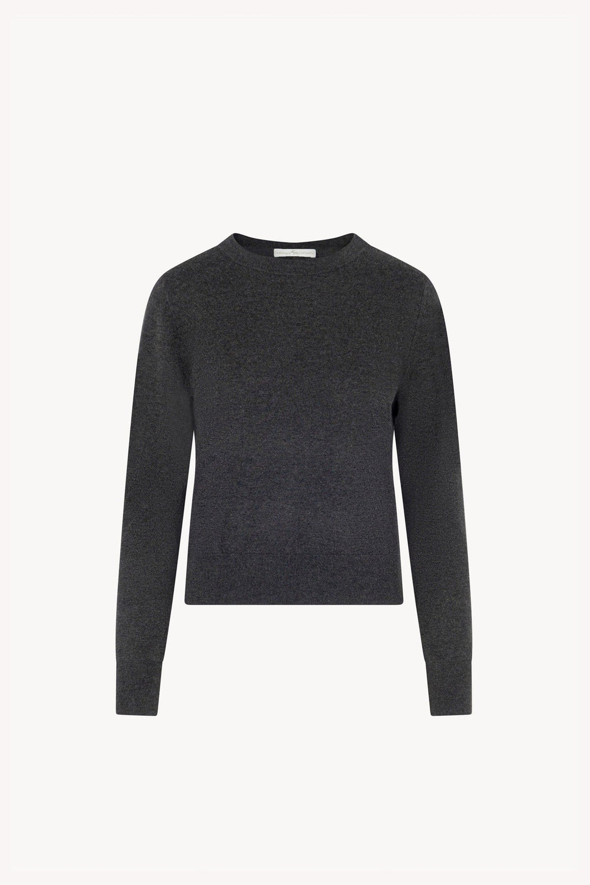Maglia Girocollo in Seta Cashmere Extrafine Grigio