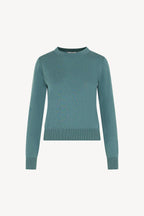 Maglia Girocollo in Seta Cashmere Extrafine Lichene