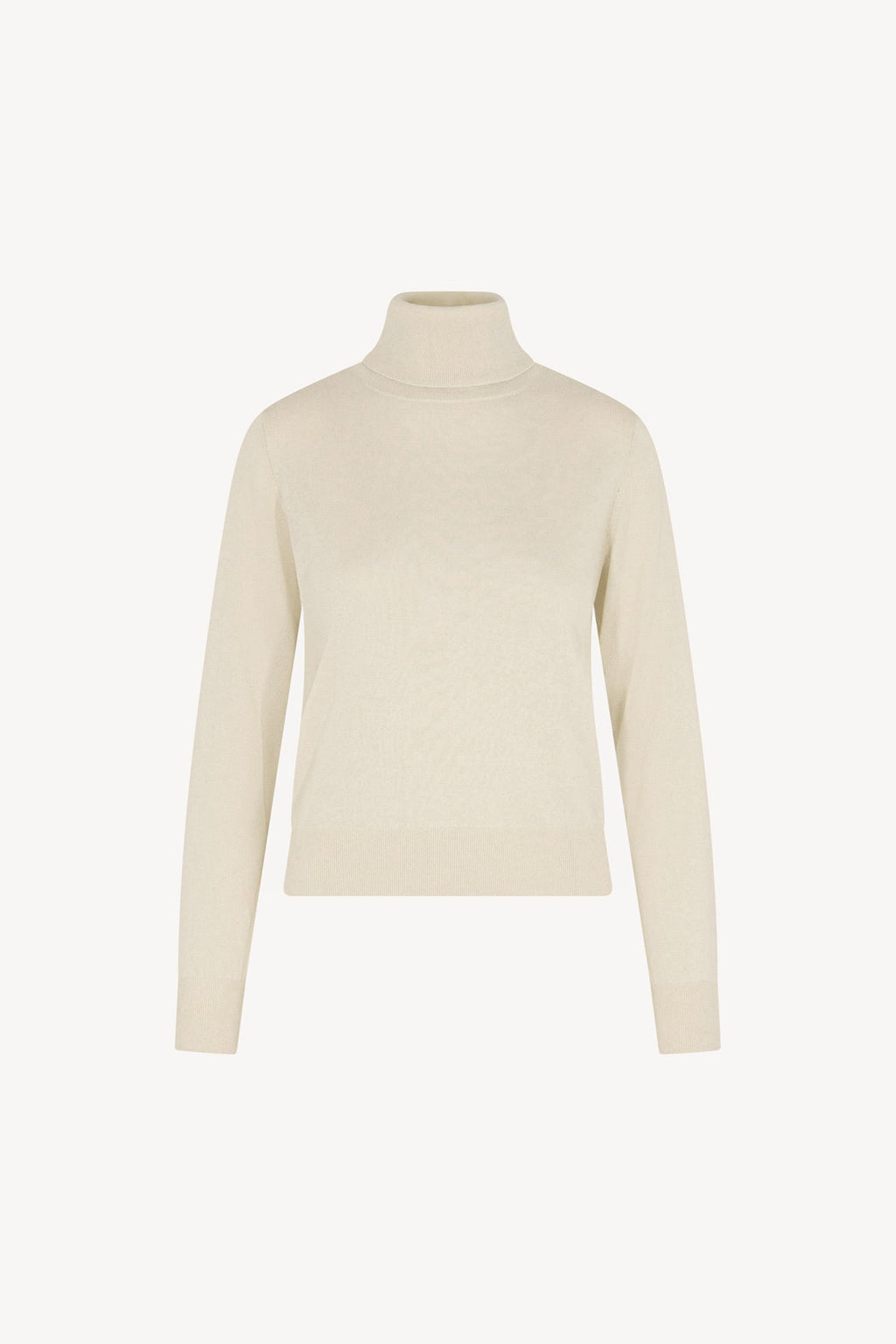Maglia Dolcevita in Seta Cashmere Extrafine Avorio