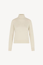 Maglia Dolcevita in Seta Cashmere Extrafine Avorio
