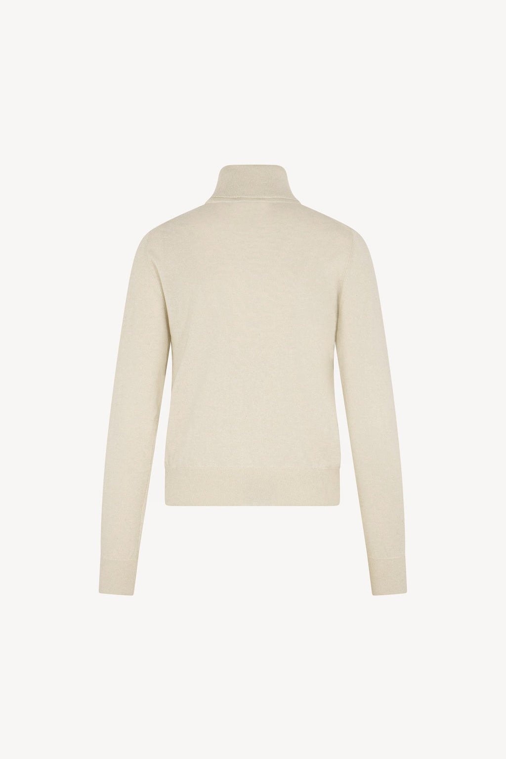 Maglia Dolcevita in Seta Cashmere Extrafine Avorio