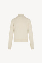 Maglia Dolcevita in Seta Cashmere Extrafine Avorio