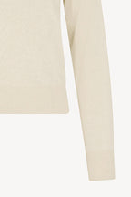 Maglia Dolcevita in Seta Cashmere Extrafine Avorio