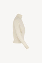Maglia Dolcevita in Seta Cashmere Extrafine Avorio