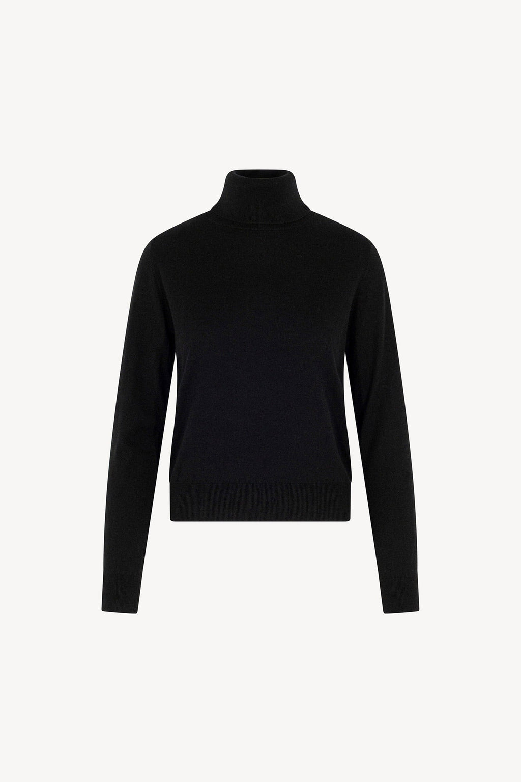 Maglia Dolcevita in Seta Cashmere Extrafine Nero