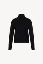 Maglia Dolcevita in Seta Cashmere Extrafine Nero