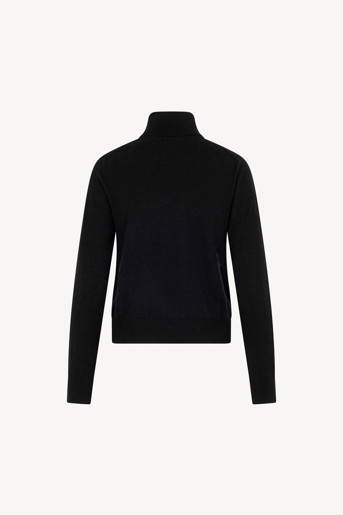 Maglia Dolcevita in Seta Cashmere Extrafine Nero