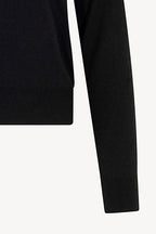 Maglia Dolcevita in Seta Cashmere Extrafine Nero