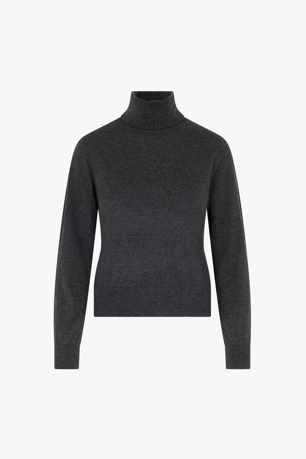 Maglia Dolcevita in Seta Cashmere Extrafine Grigio