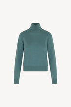 Maglia Dolcevita in Seta Cashmere Extrafine Lichene