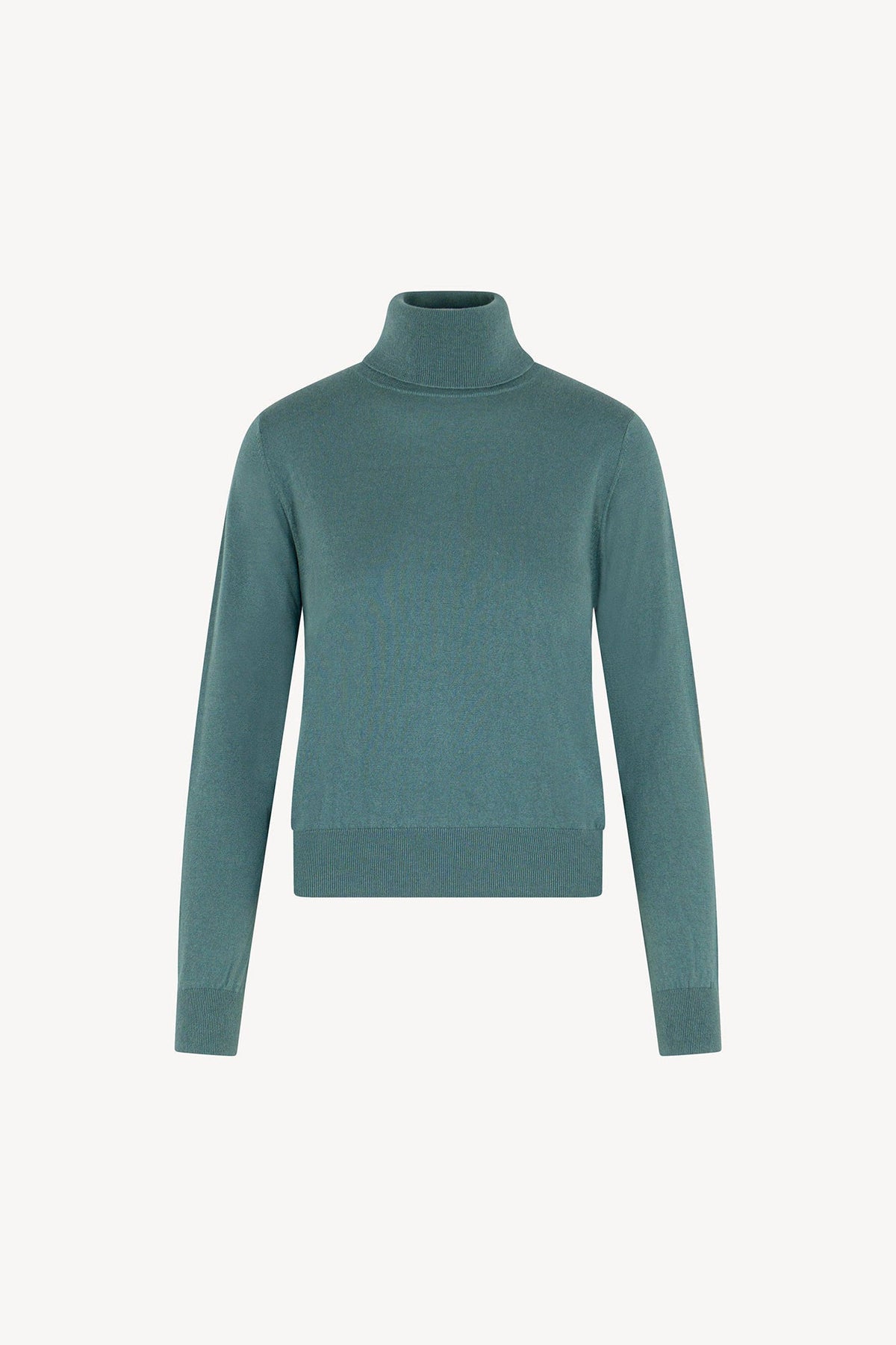 Maglia Dolcevita in Seta Cashmere Extrafine Lichene