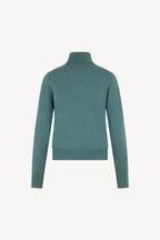 Maglia Dolcevita in Seta Cashmere Extrafine Lichene