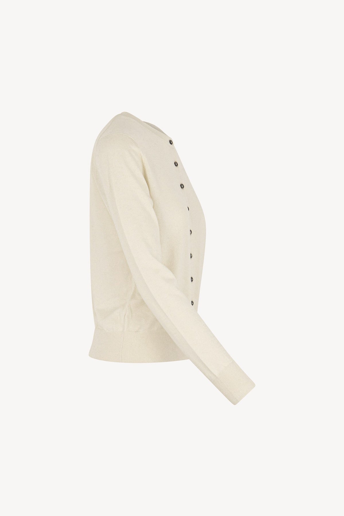Cardigan in Seta Cashmere Extrafine Avorio