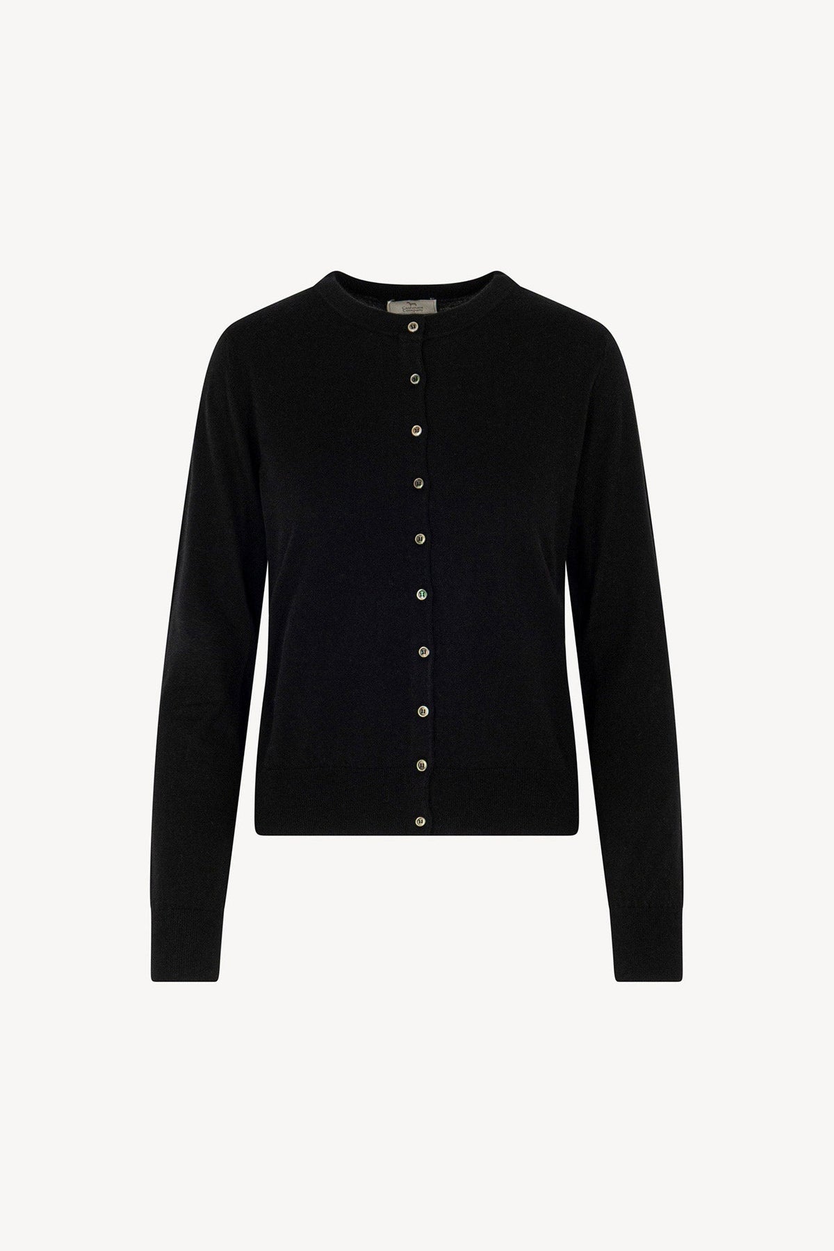 Cardigan in Seta Cashmere Extrafine Nero