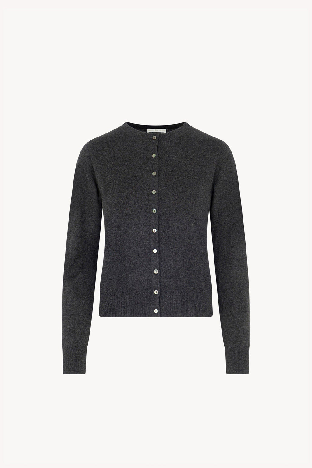Cardigan in Seta Cashmere Extrafine Grigio