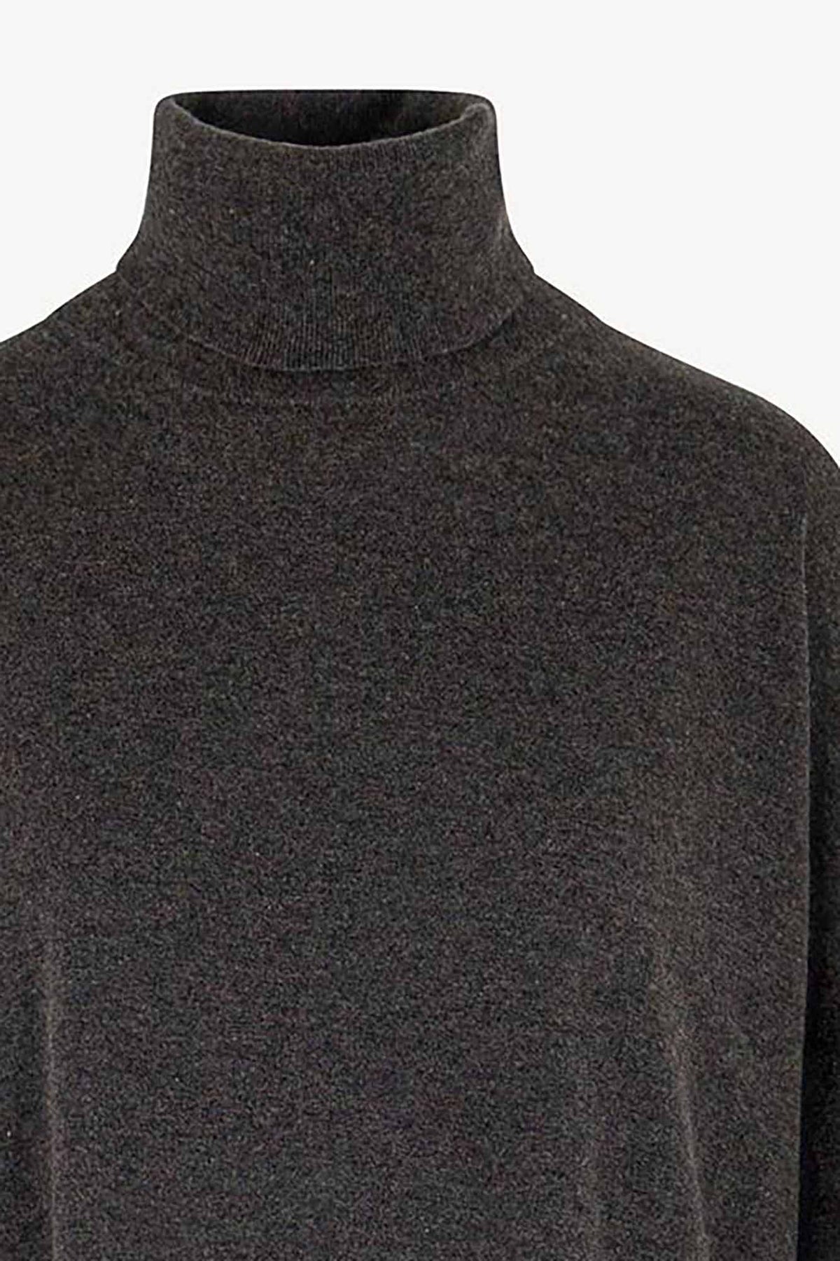 Dolcevita Over in Seta Cashmere Extrafine Grigio